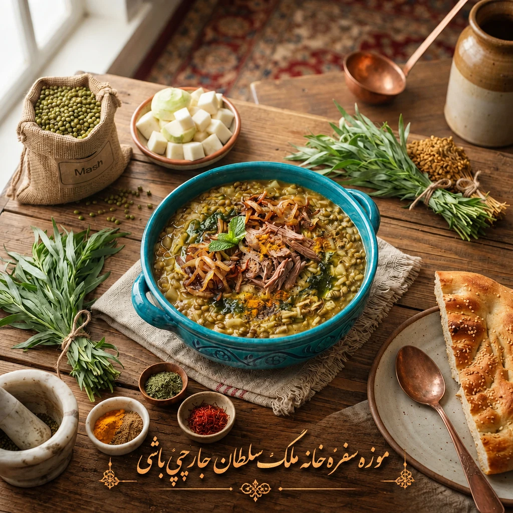 دستور پخت شله ماش و قمری